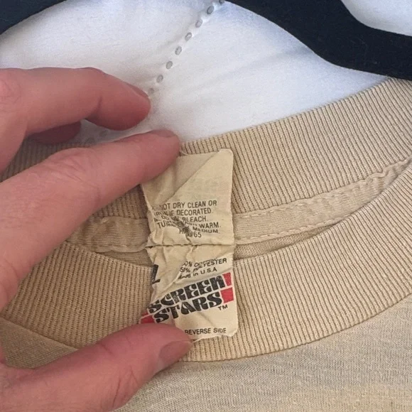 Screen Stars Tan "Joy of Gardening" Graphic Tee - Picture 4 of 7